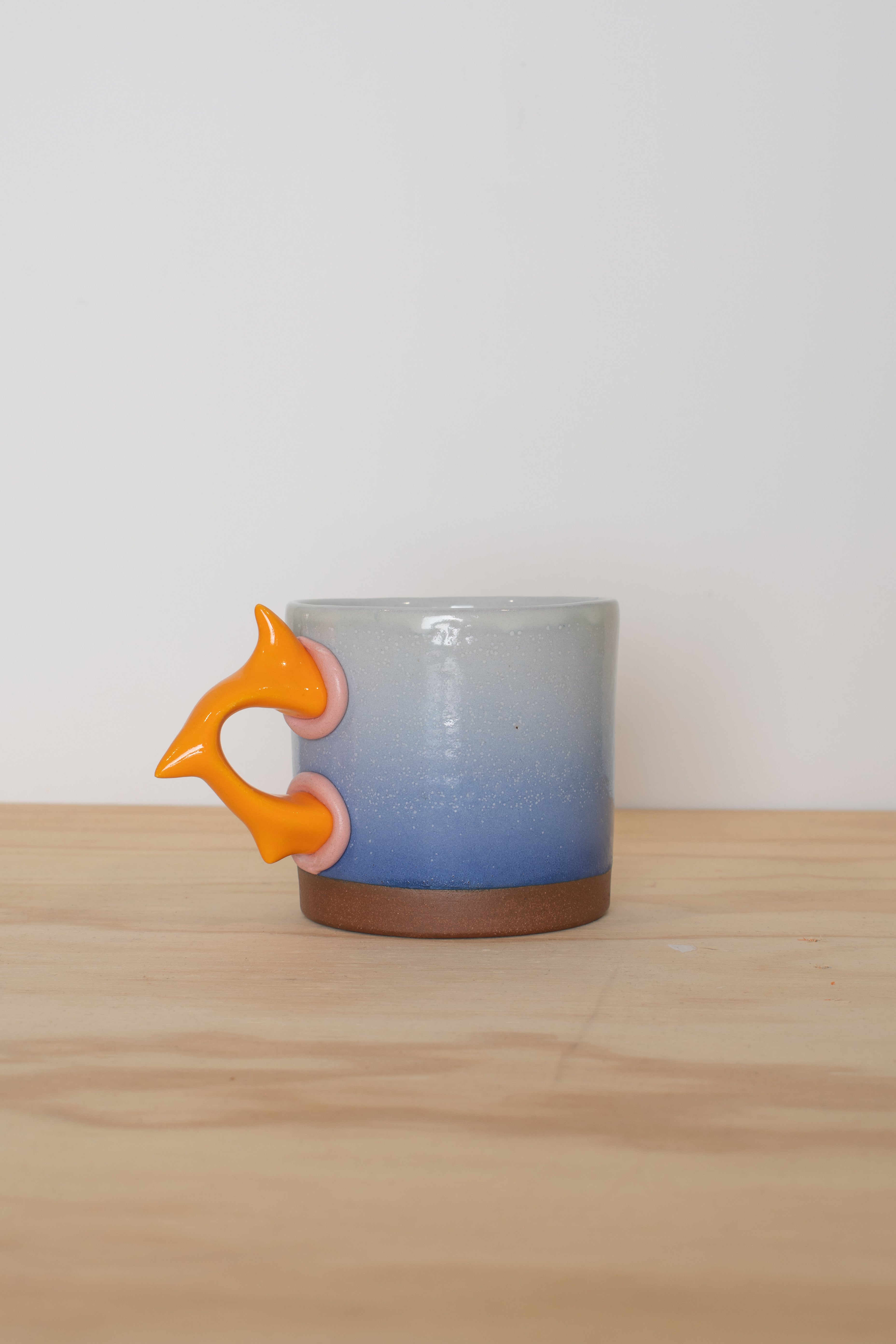 Wide Mug Bluee