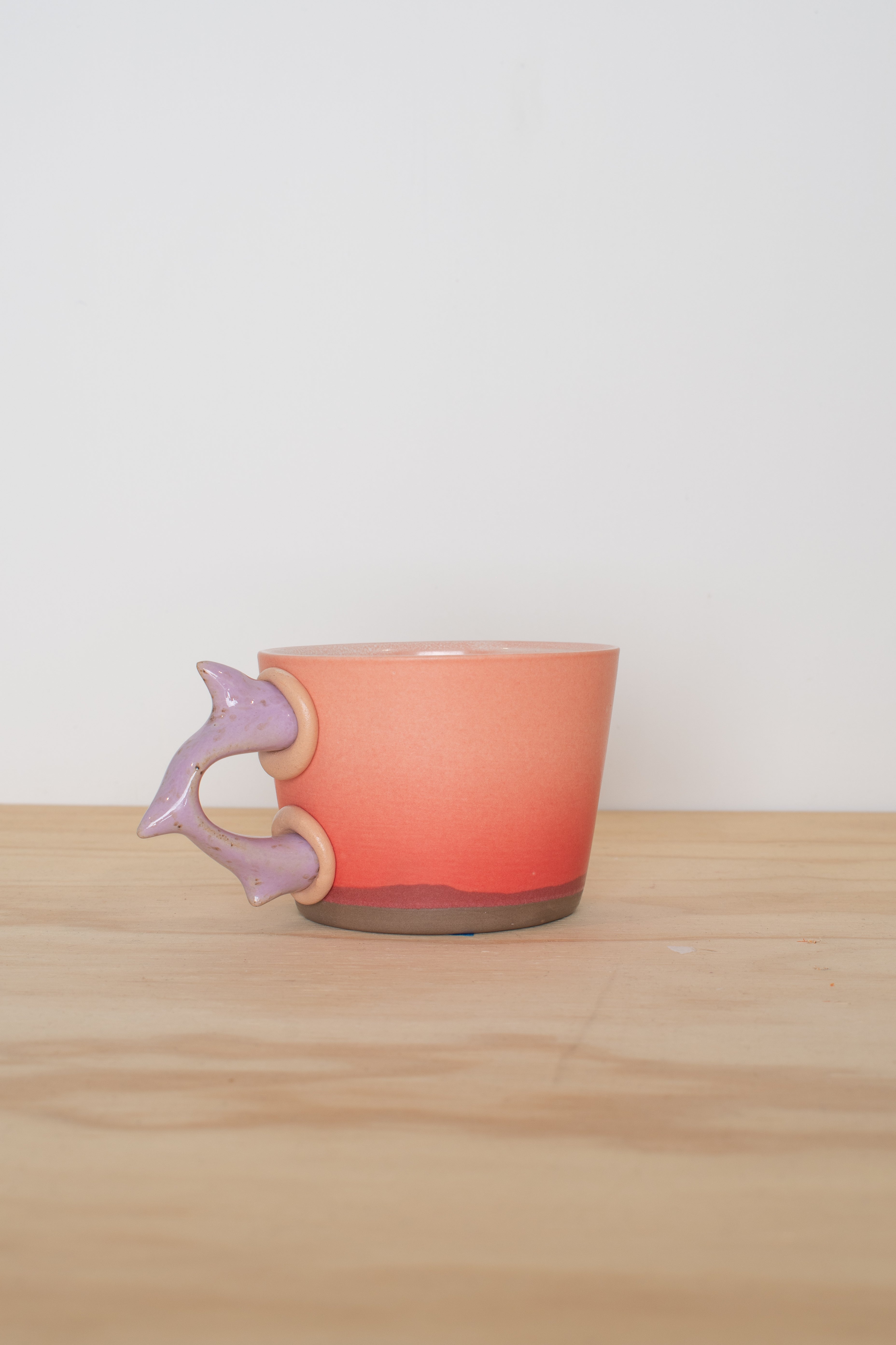 Wide Mug in Rose