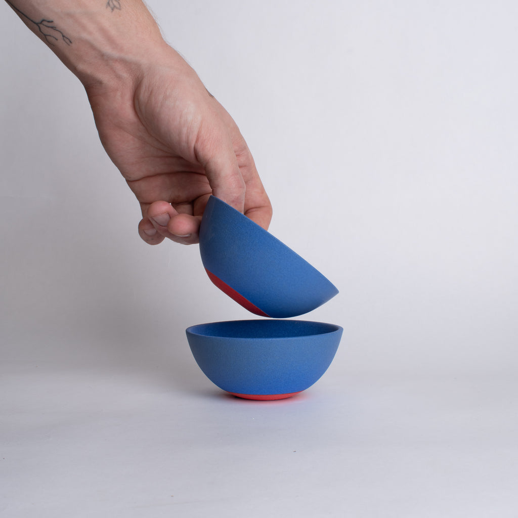 Pinch Bowl in Cobalt