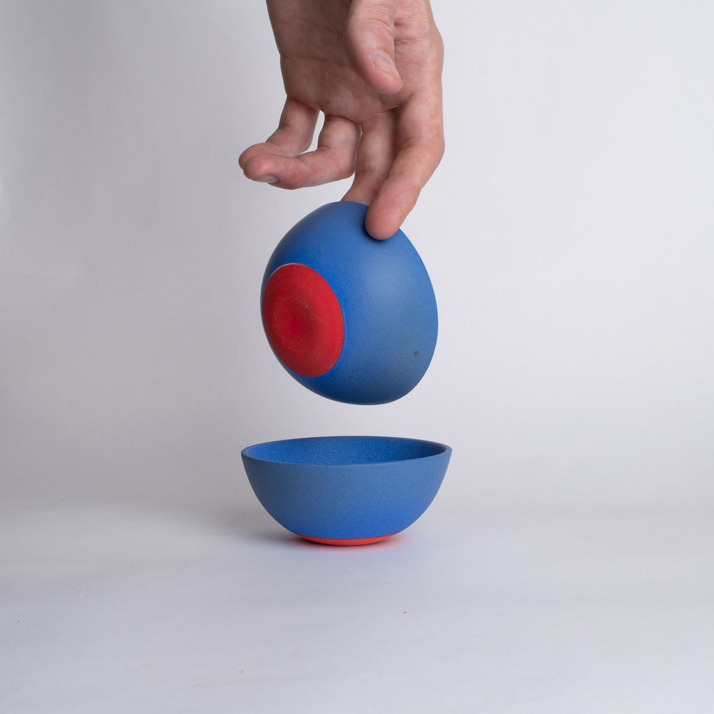 Pinch Bowl in Cobalt