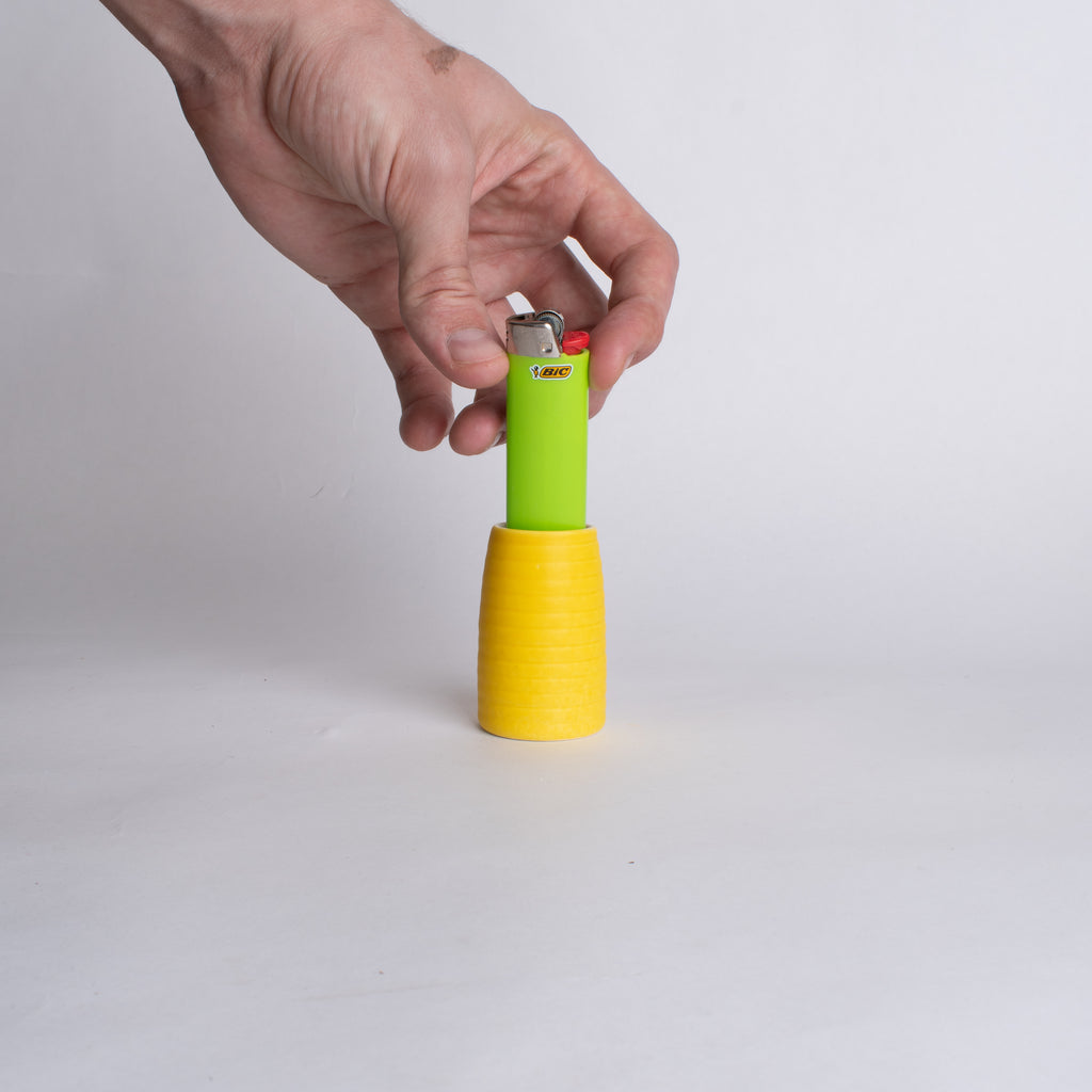 Bud Vase in Mango Yellow