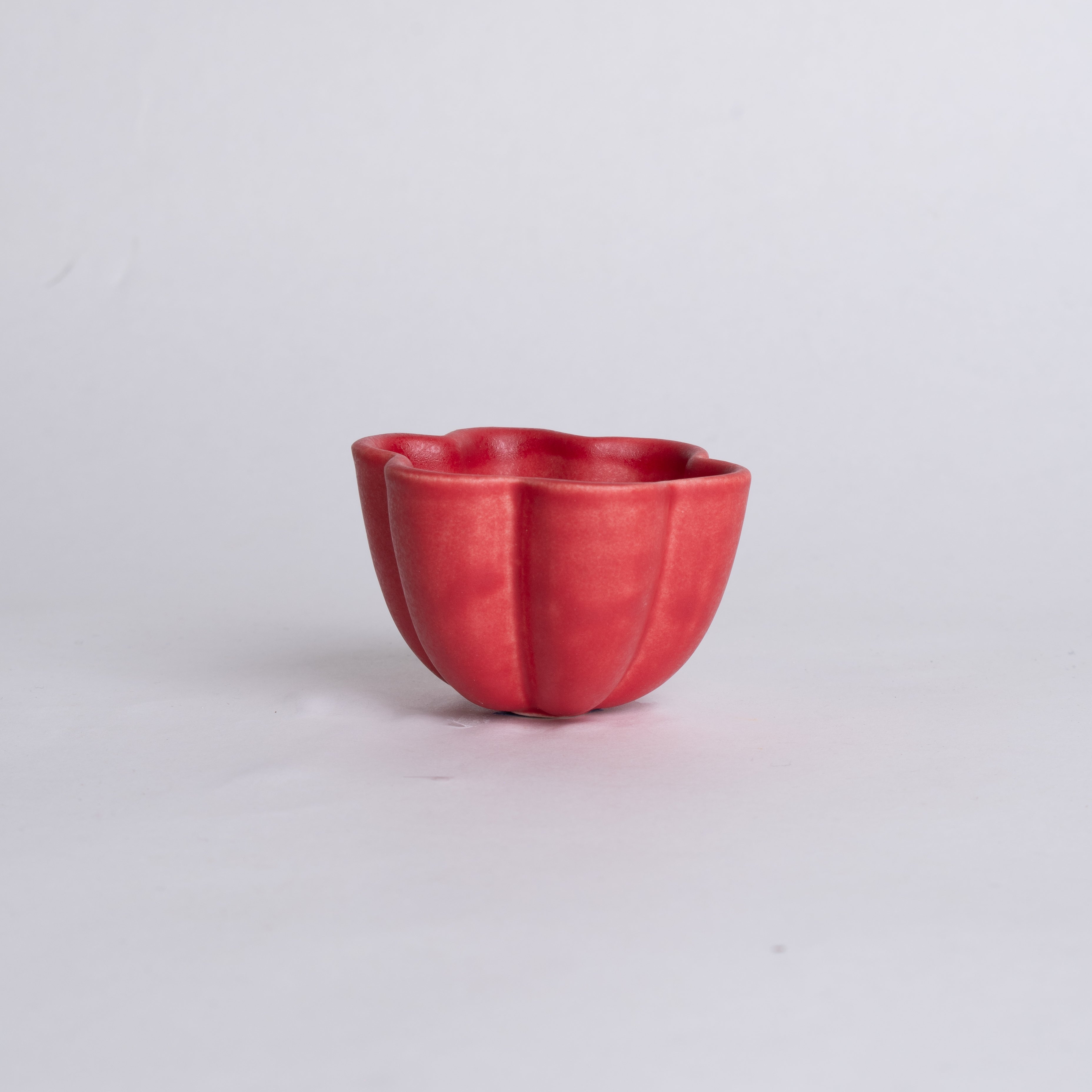 Flower Bowl in Red