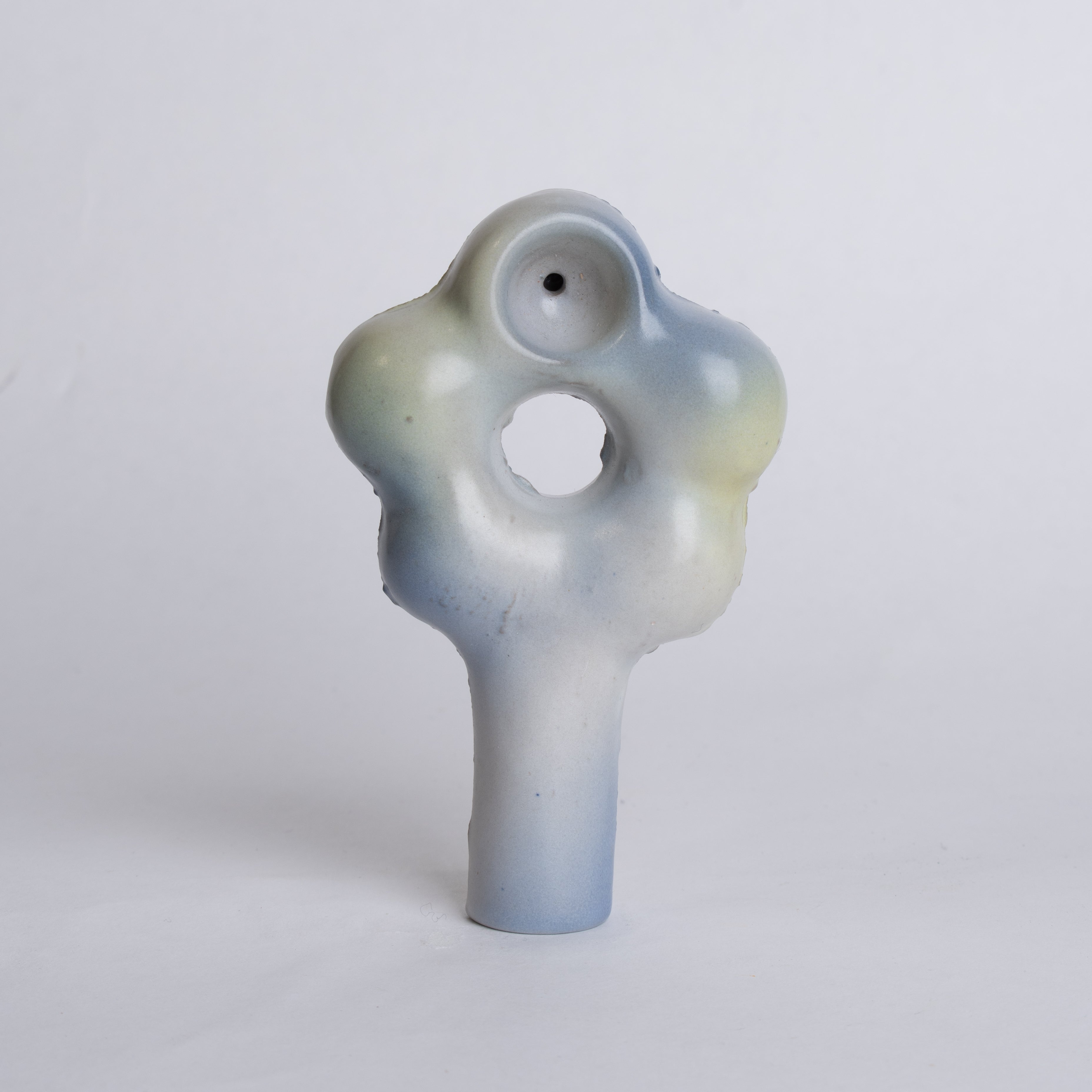 Blue Green hard edge Daisy