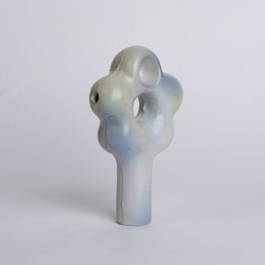 Blue Green hard edge Daisy