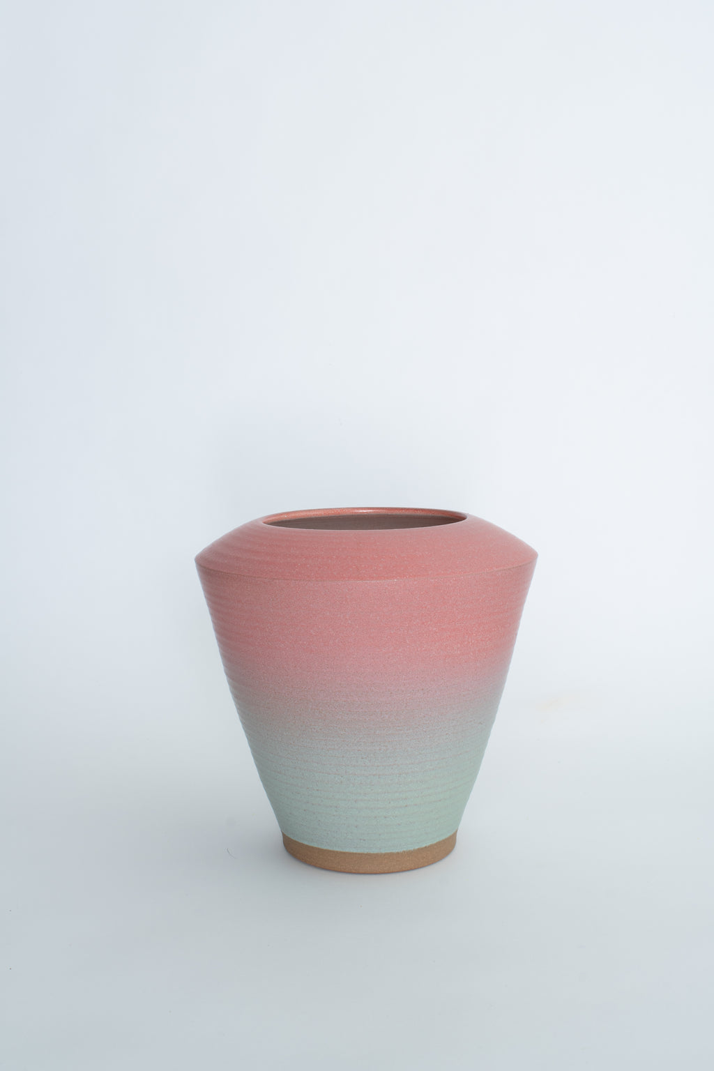 Flower Vessel in Pink Aqua