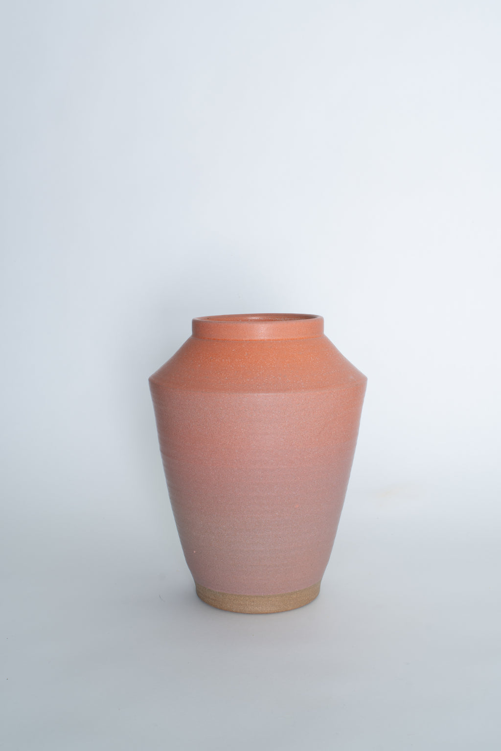 Flower Vessel in Orange Pink