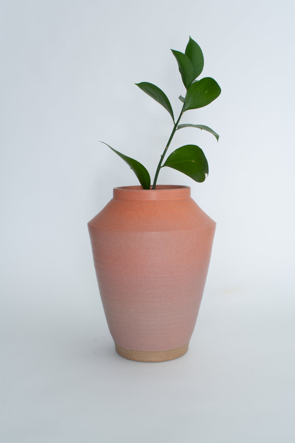 Flower Vessel in Orange Pink