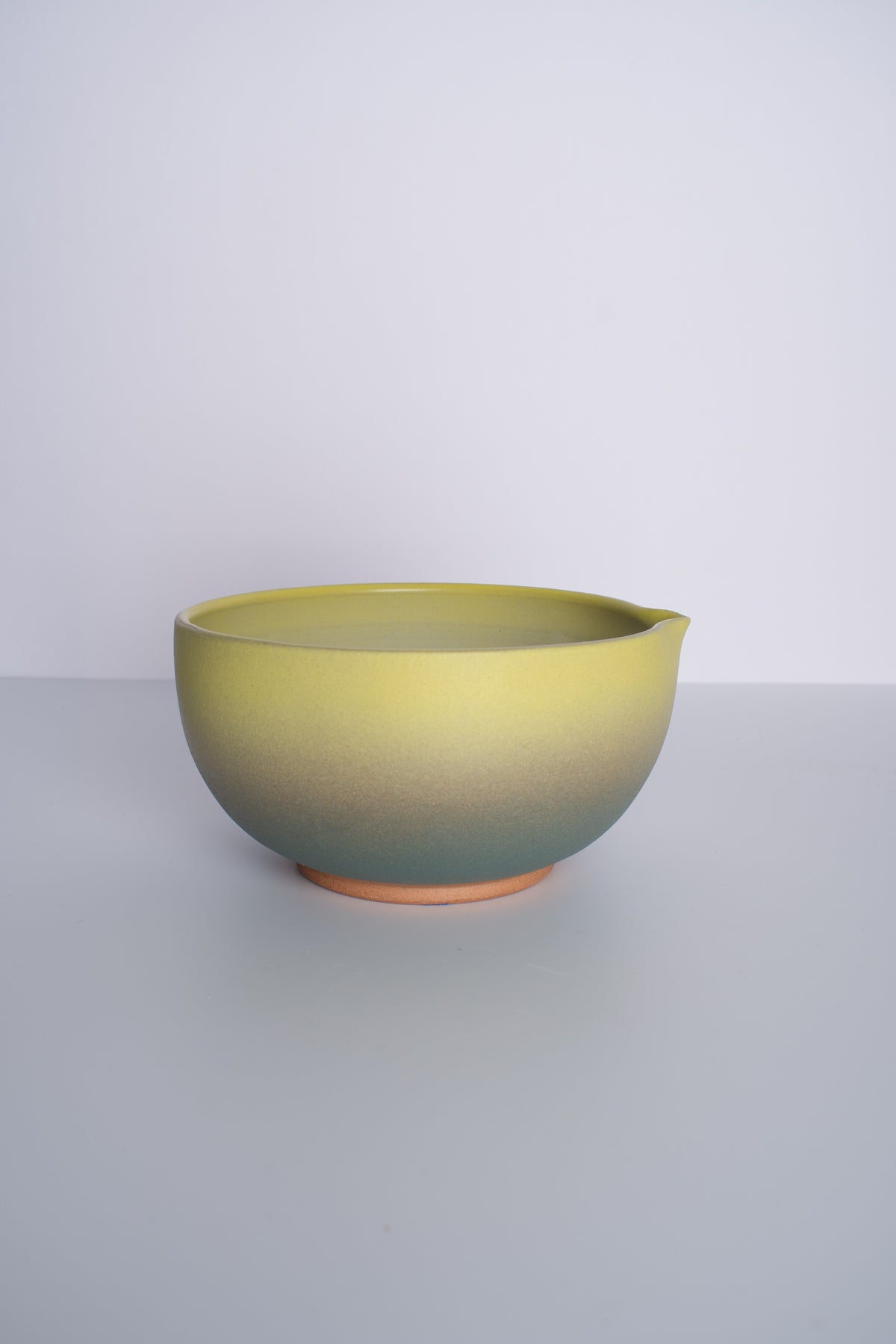 Sample Spouted Bowl in Green Gradient