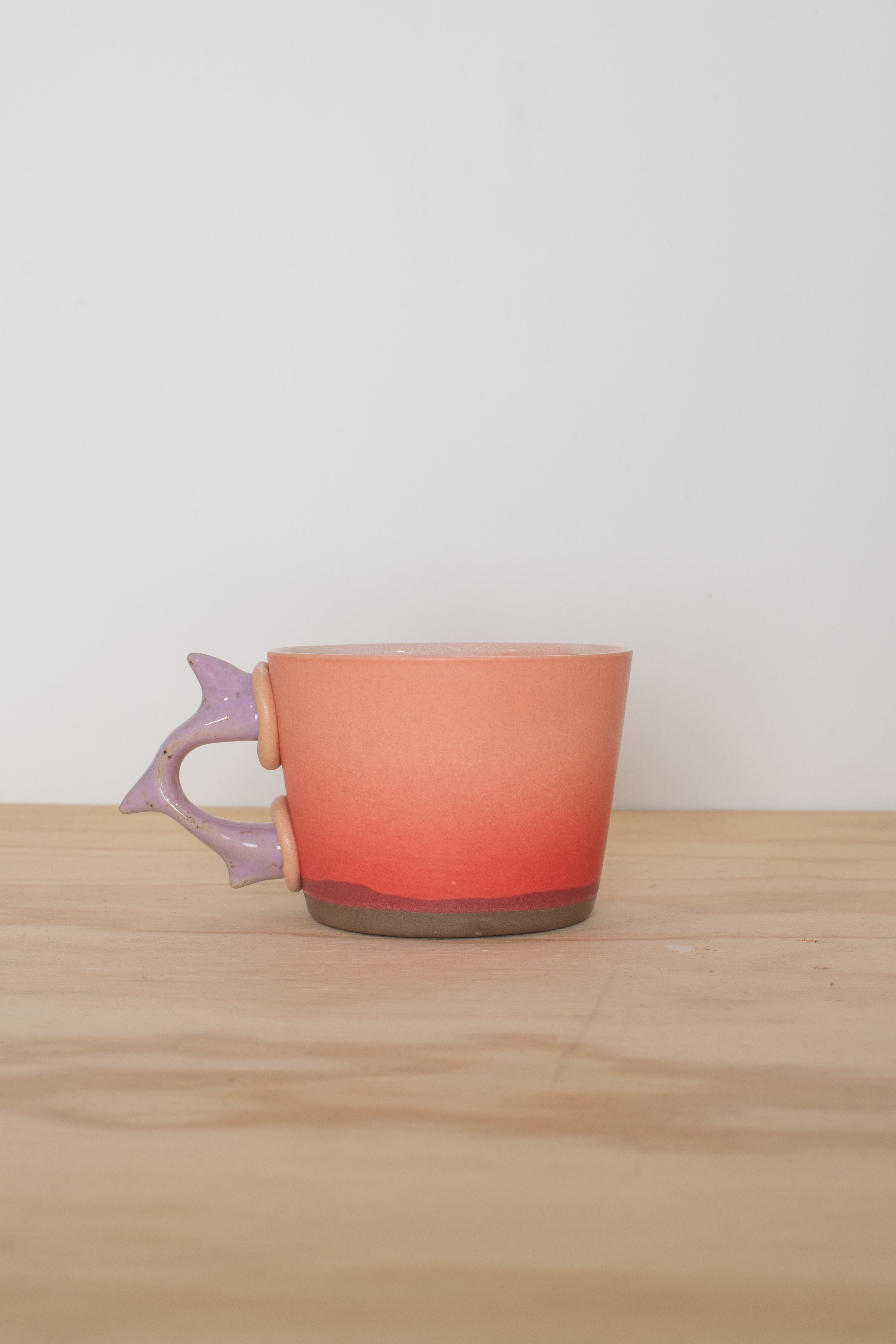 Wide Mug in Rose