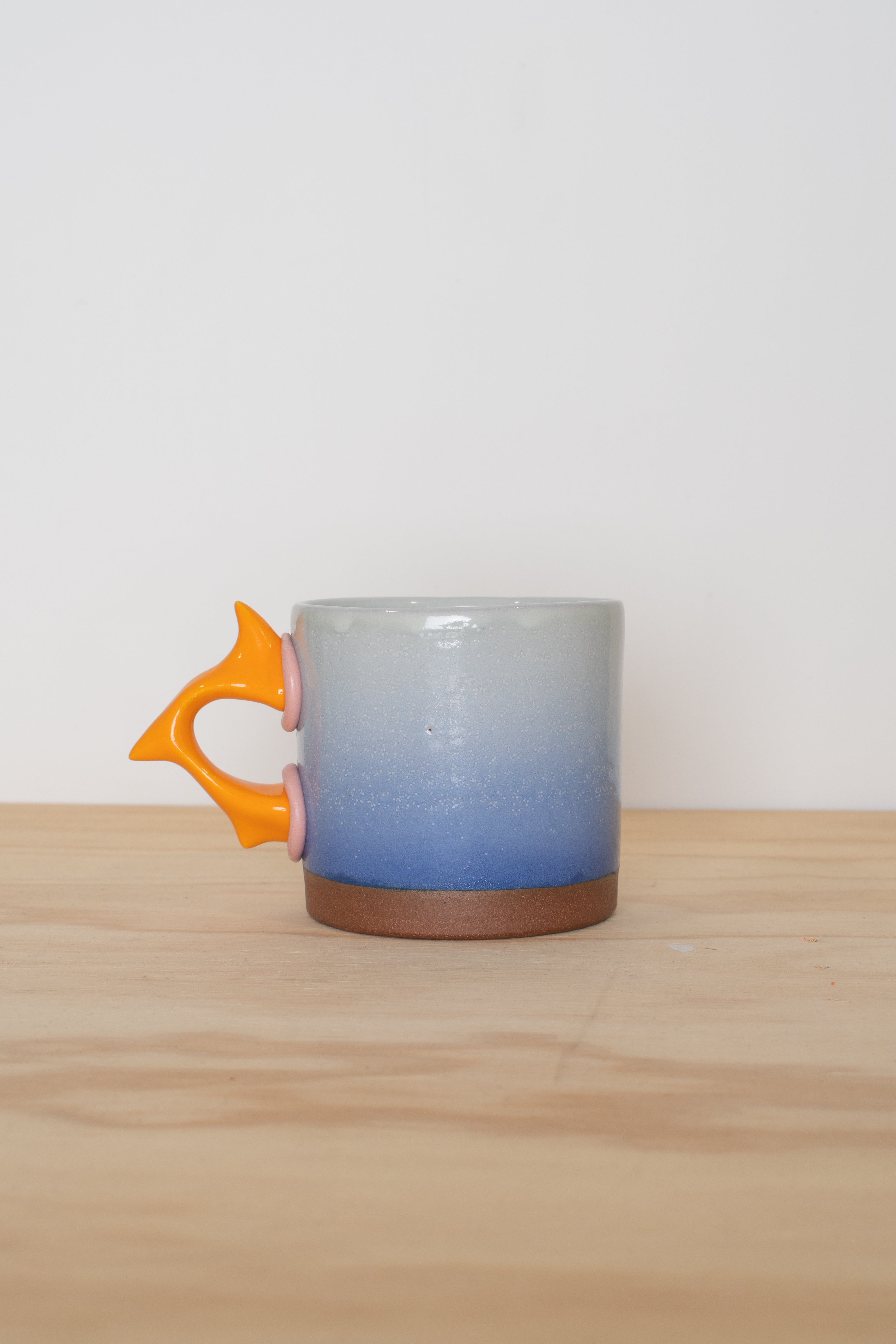 Wide Mug Bluee